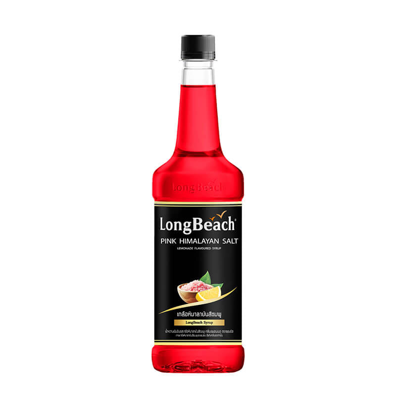 น้ำเชื่อม ลองบีชไซรัป กลิ่น เกลือหิมาลายันสีชมพู ขนาด 740 ML._0